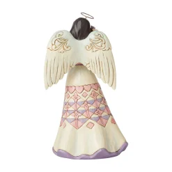 Jim Shore Heartwood Creek Angel Holding Flowers (Aa)