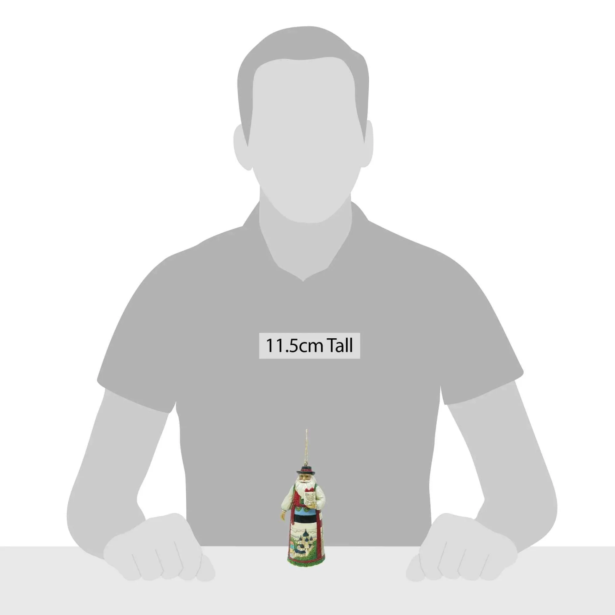 Jim Shore Heartwood Creek Baltic Santa Ornament