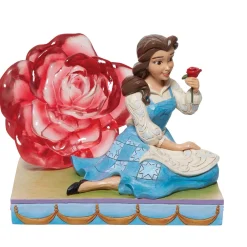 Disney Traditions Belle Clear Resin Rose