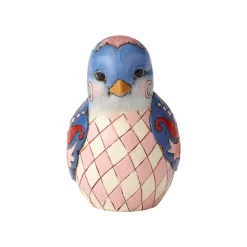 Jim Shore Heartwood Creek Blue Floral Bird