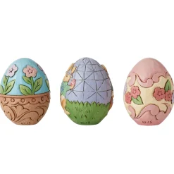 Jim Shore Heartwood Creek Bunnies Egg Hunt Easter Basket