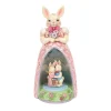 Jim Shore Heartwood Creek Bunny Lighted Rotating Scene