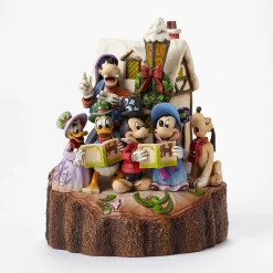 Disney Traditions Caroling Carved By Heart