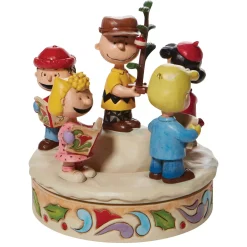 Peanuts by Jim Shore Cband Friends Around Christmas