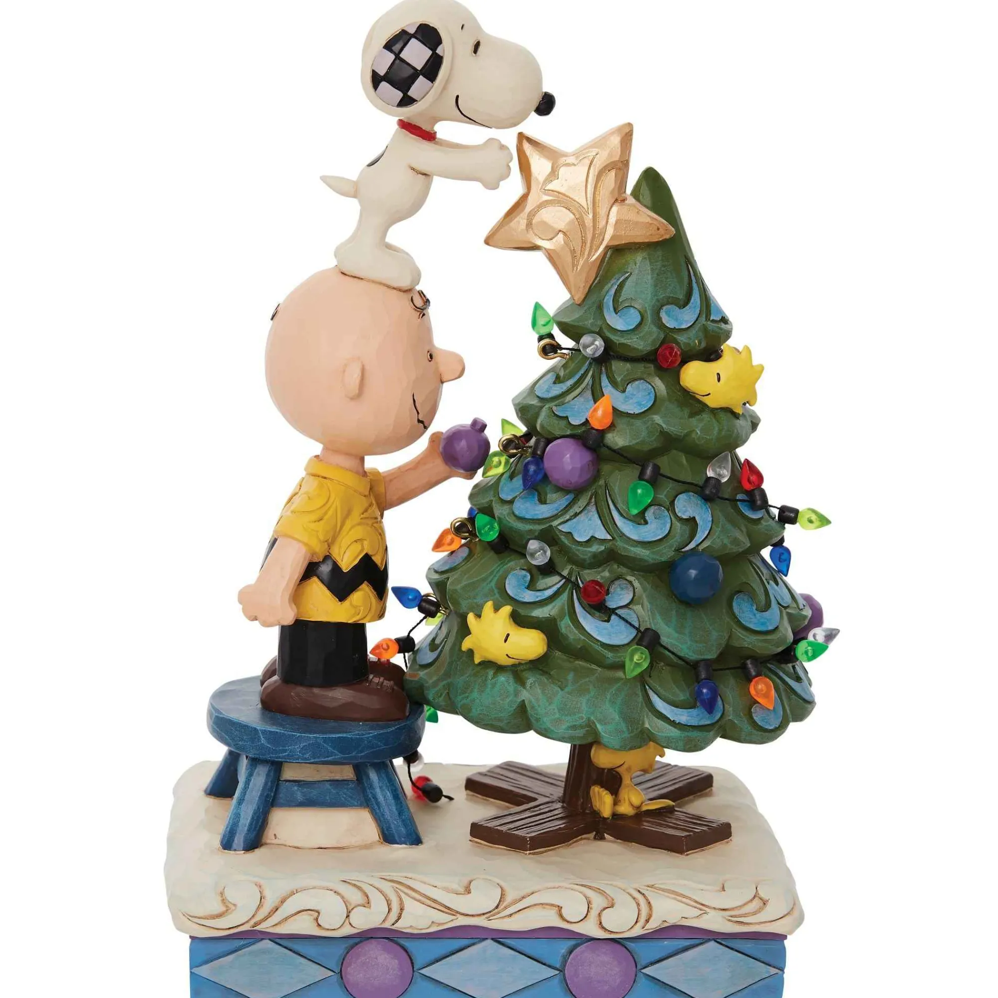 Peanuts by Jim Shore Charlie Brown & Snoopy Decorat