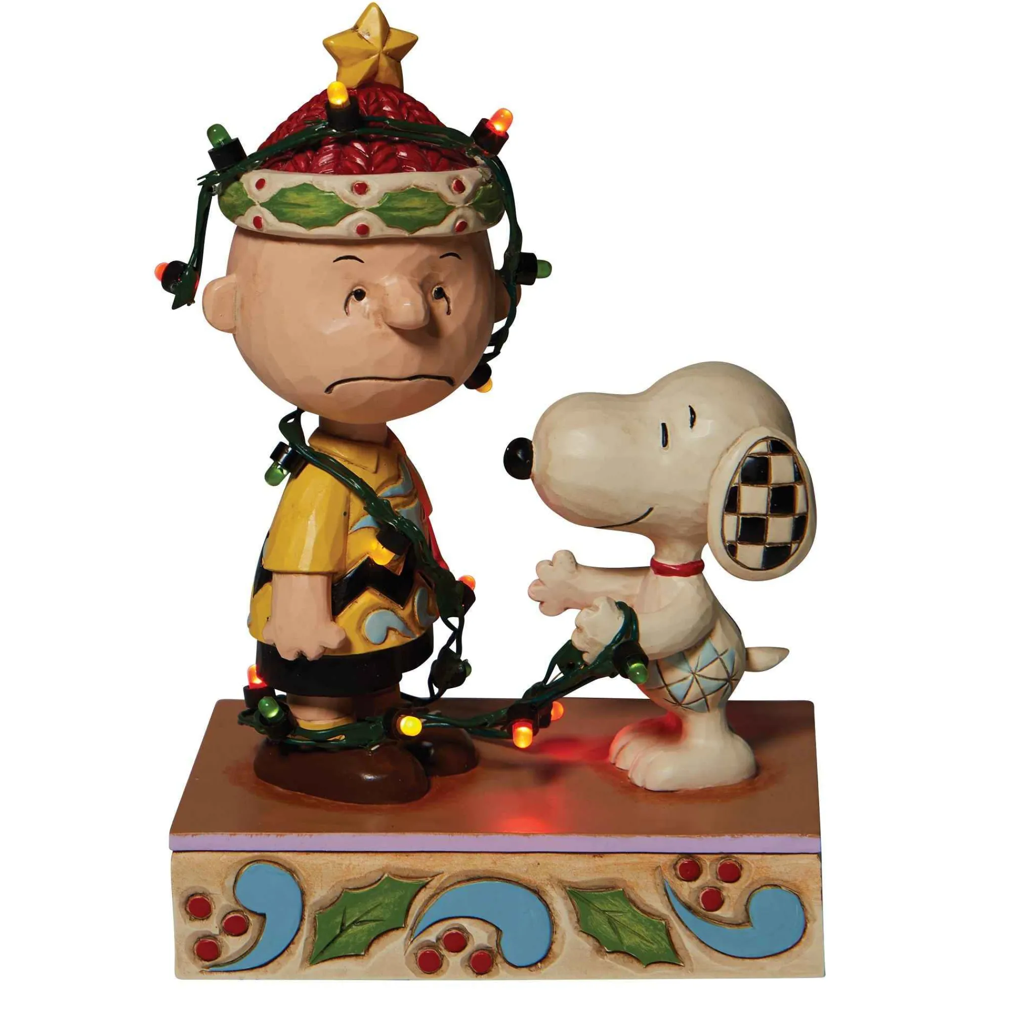 Peanuts by Jim Shore Charlie Brown Tangled Lights