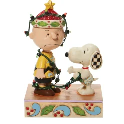 Peanuts by Jim Shore Charlie Brown Tangled Lights