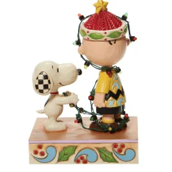 Peanuts by Jim Shore Charlie Brown Tangled Lights