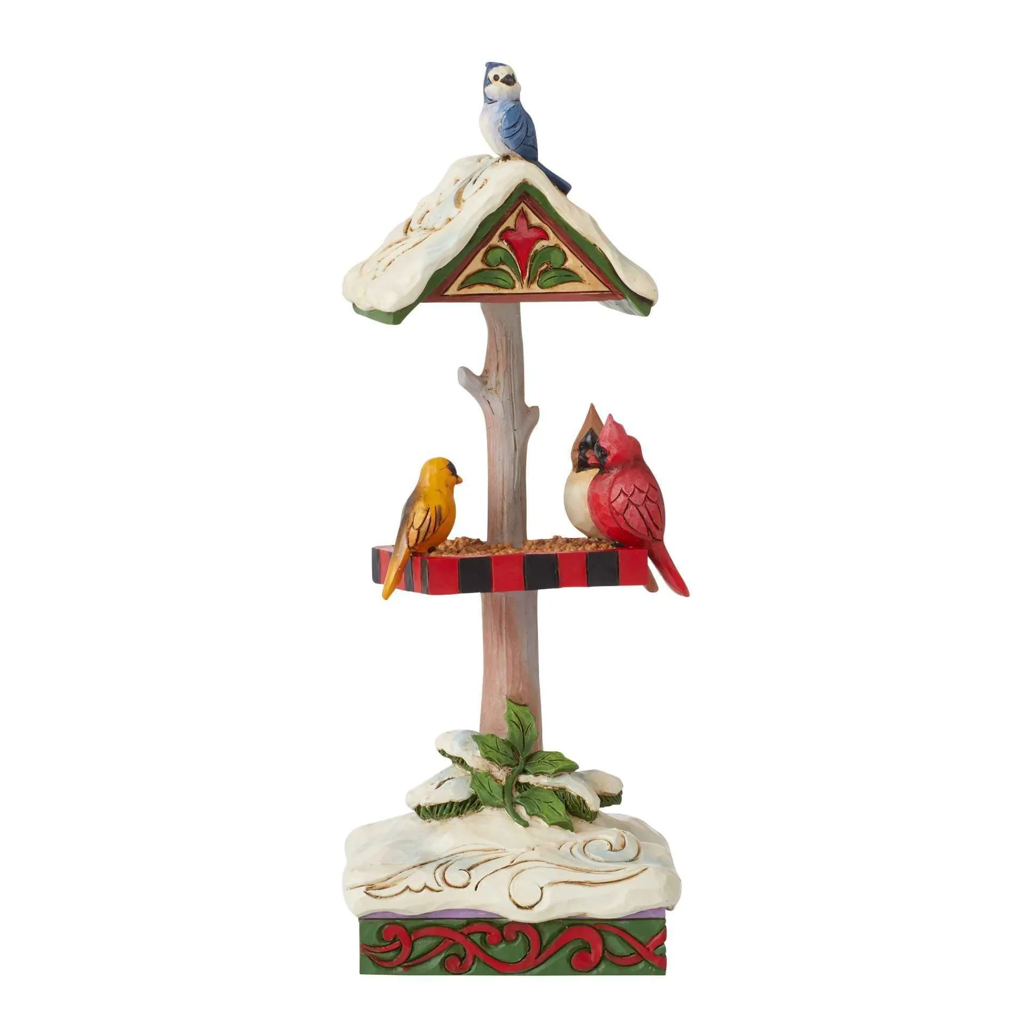Jim Shore Heartwood Creek Christmas Bird Feeder
