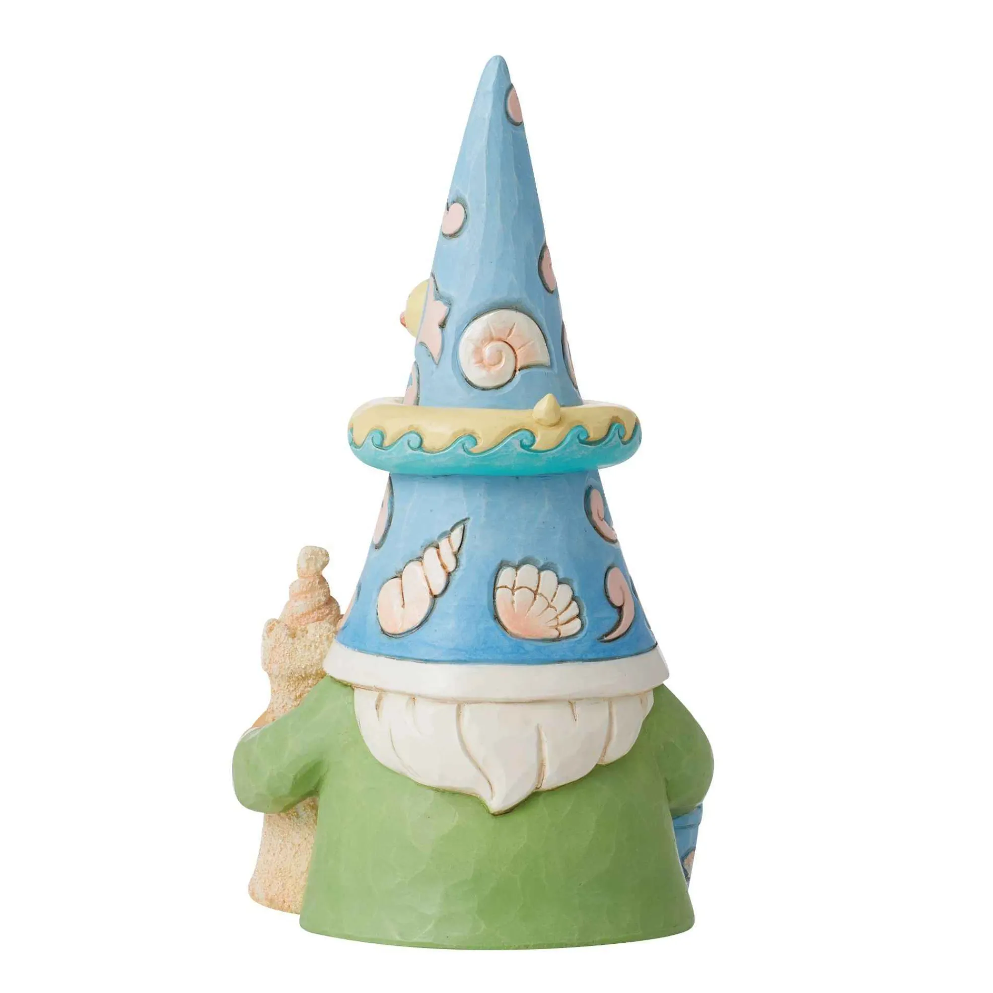 Jim Shore Heartwood Creek Coastal Gnome And Sandcastle