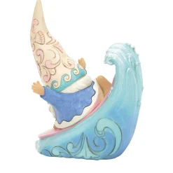 Jim Shore Heartwood Creek Coastal Gnome Surfing Figurine