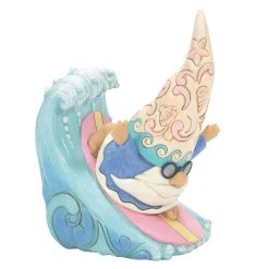 Jim Shore Heartwood Creek Coastal Gnome Surfing Figurine