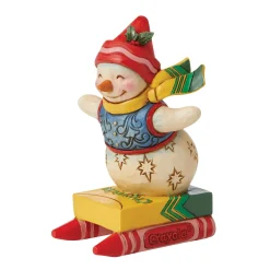 Crayola by Jim Shore Crayola Snowman Mini Figurine