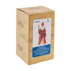 Jim Shore Heartwood Creek Czech Santa Ornament