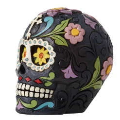 Jim Shore Heartwood Creek Day Of The Dead Black Skull