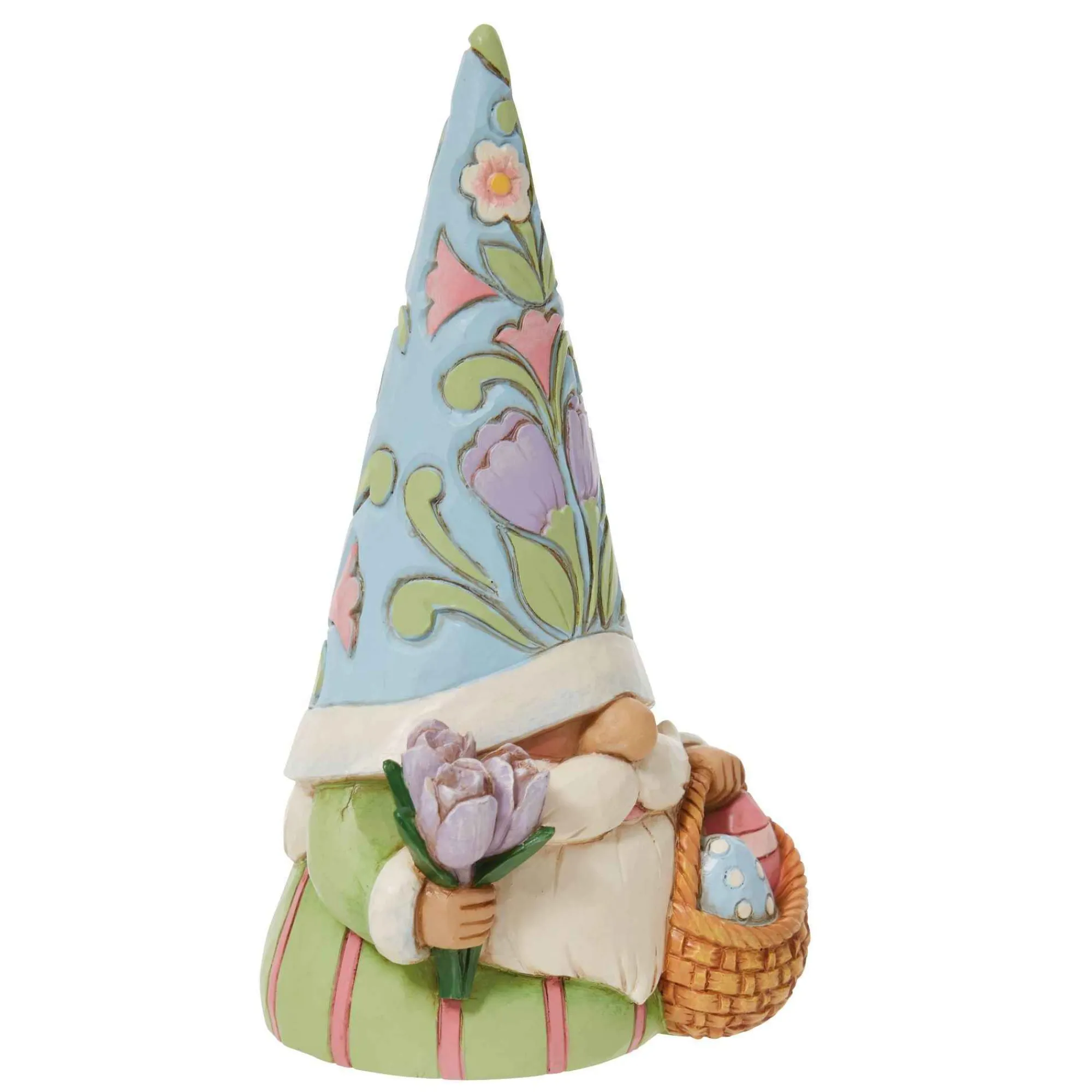 Jim Shore Heartwood Creek Easter Gnome With Basket