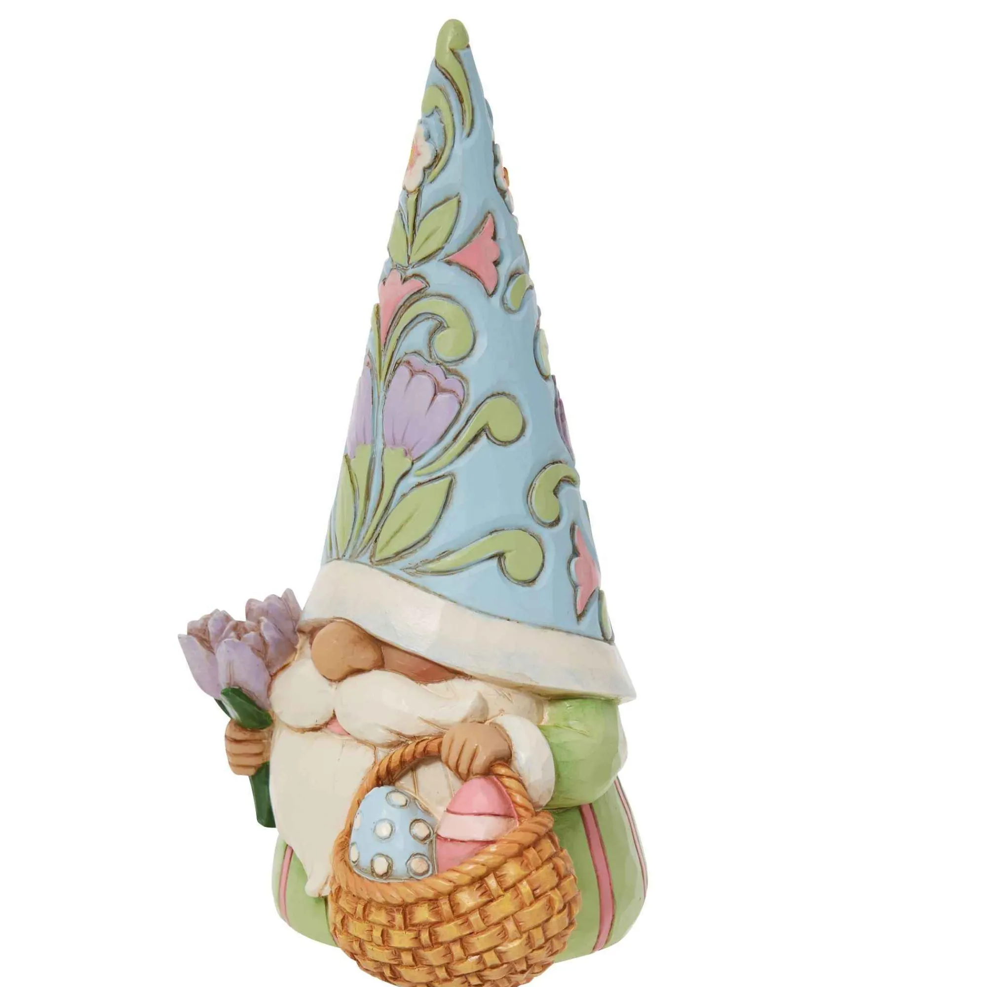 Jim Shore Heartwood Creek Easter Gnome With Basket