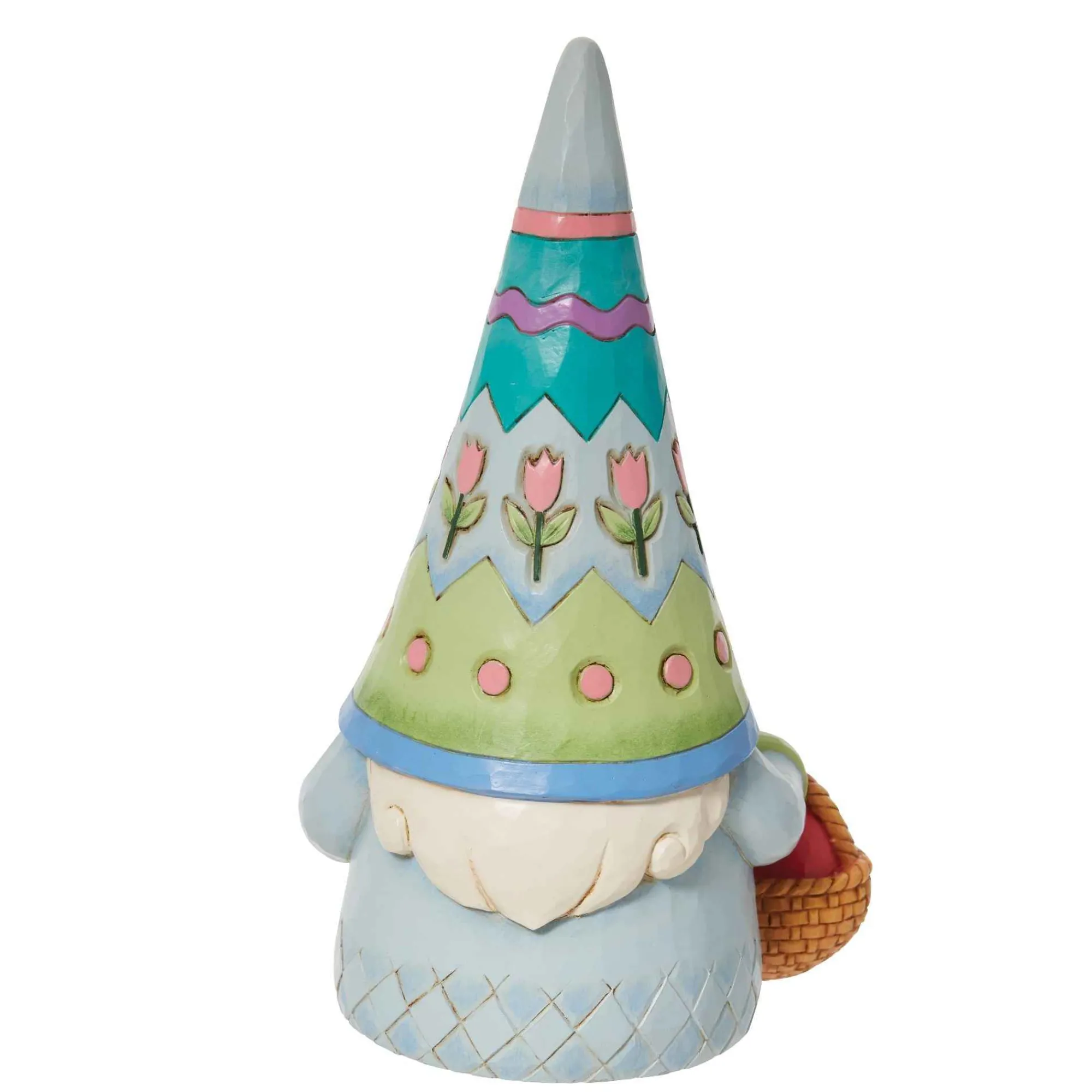 Jim Shore Heartwood Creek Easter Gnome With Basket Of Eg