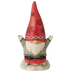 Jim Shore Heartwood Creek Gnome Sledding