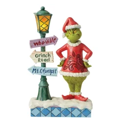 Grinch by Jim Shore Grinch By Lit Lamppost
