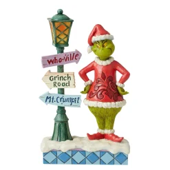 Grinch by Jim Shore Grinch By Lit Lamppost