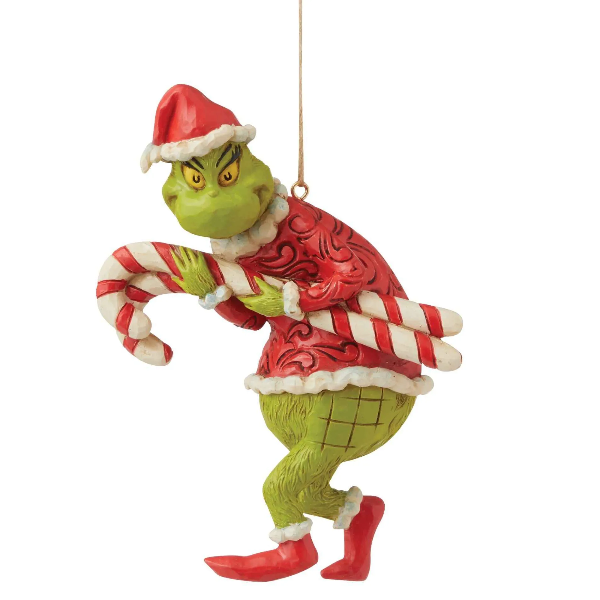 Grinch by Jim Shore Grinch Candy Canes Ornament
