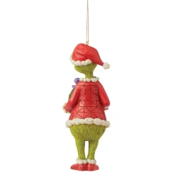 Grinch by Jim Shore Grinch Holding Wreath Ornament