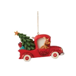 Grinch by Jim Shore Grinch In Red Truck Ornament