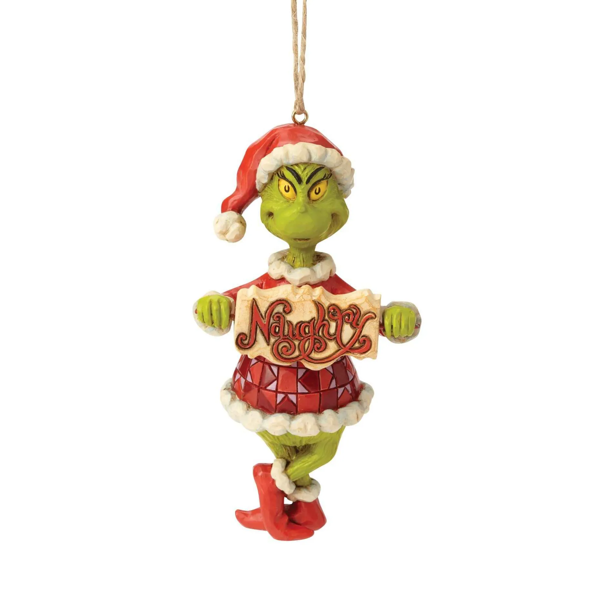 Grinch by Jim Shore Grinch Naughty/Nice Ornament