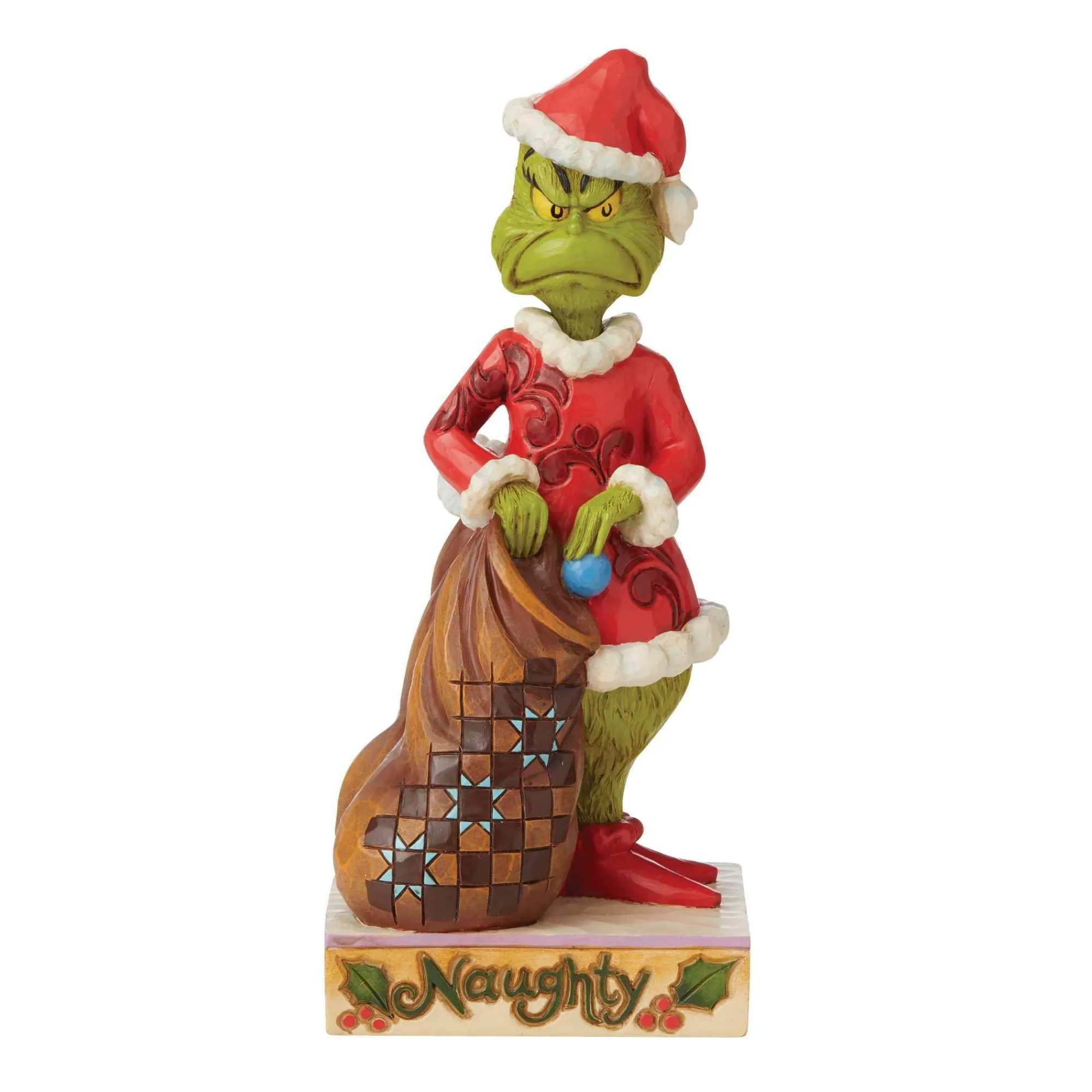 Grinch by Jim Shore Grinch Two-Sided Naughty/Nice