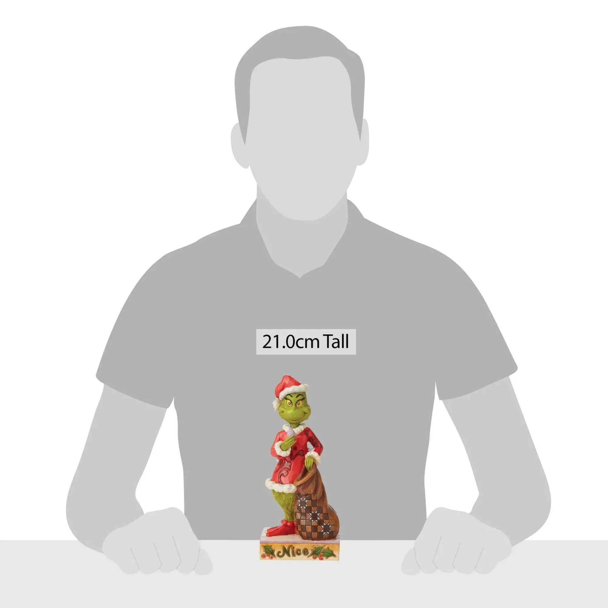 Grinch by Jim Shore Grinch Two-Sided Naughty/Nice