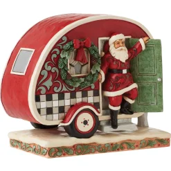Jim Shore Heartwood Creek Highland Glen Santa Camper