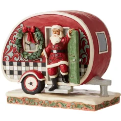 Jim Shore Heartwood Creek Highland Glen Santa Camper