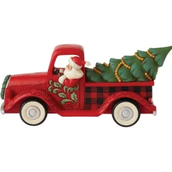 Jim Shore Heartwood Creek Highland Glen Santa Truck Fig