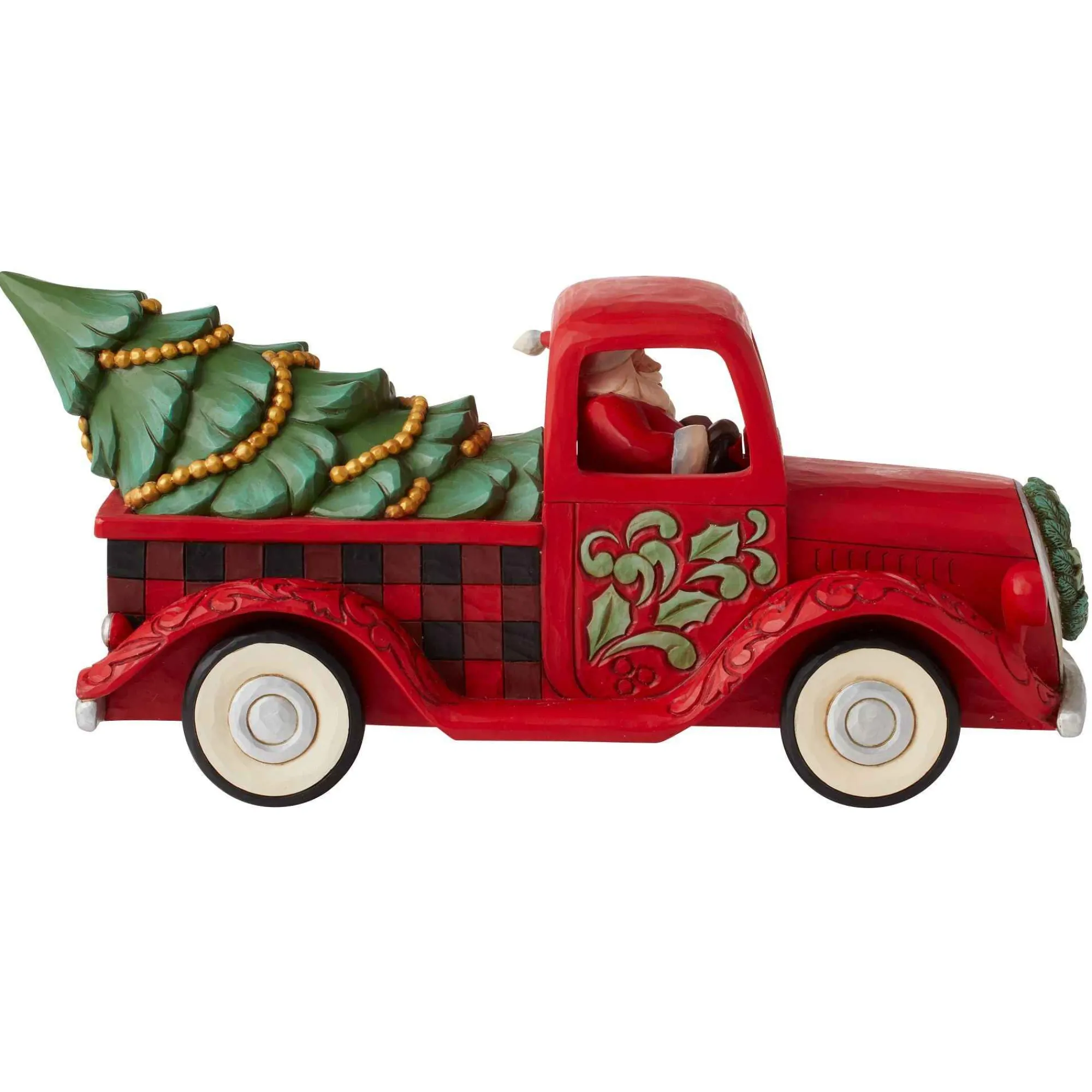 Jim Shore Heartwood Creek Highland Glen Santa Truck Fig