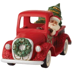 Jim Shore Heartwood Creek Highland Glen Santa Truck Fig