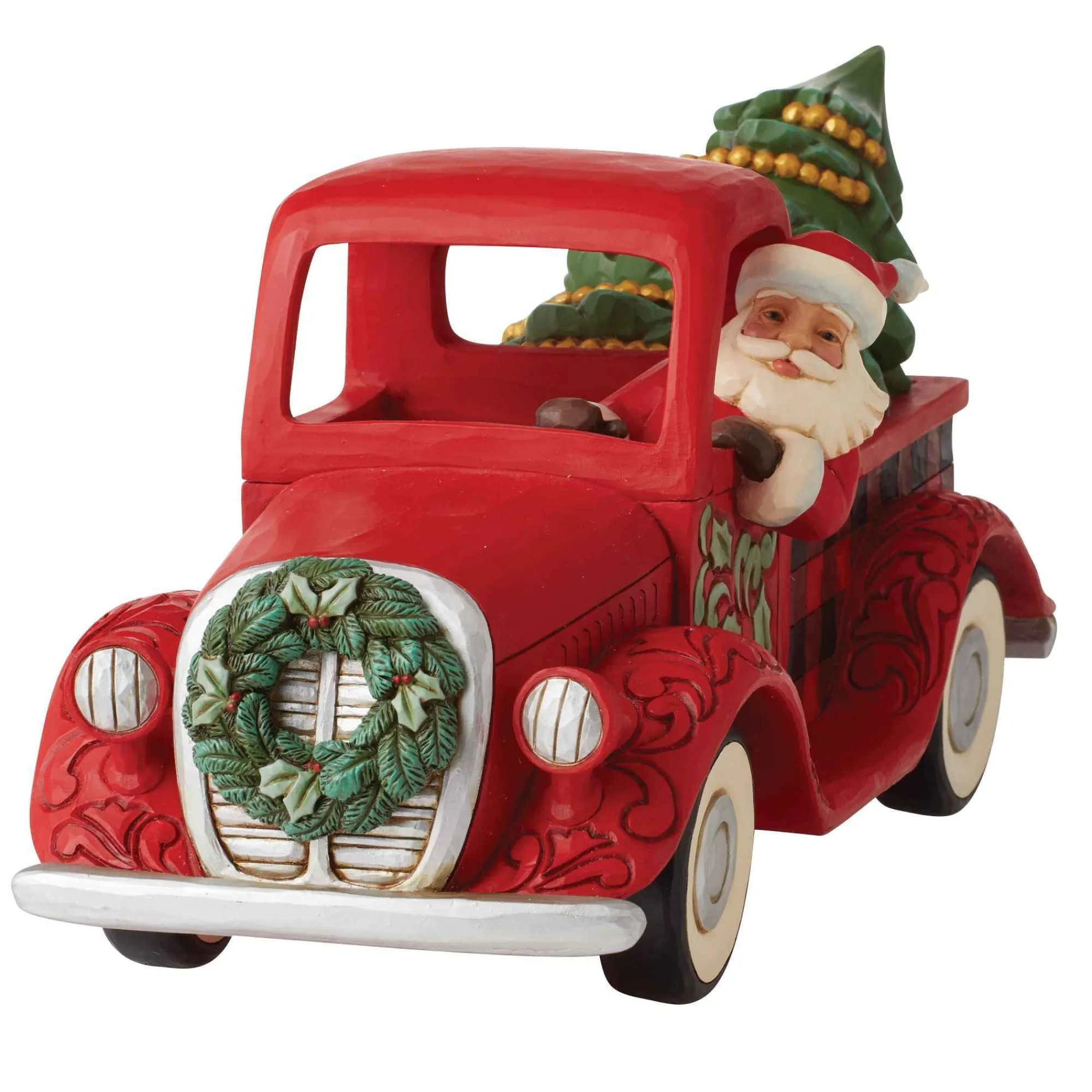 Jim Shore Heartwood Creek Highland Glen Santa Truck Fig