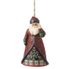 Jim Shore Heartwood Creek Holiday Manor Santa Bell Orn