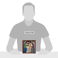Jim Shore Heartwood Creek Holy Family Plaque