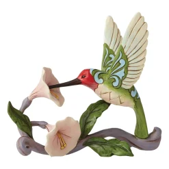 Jim Shore Heartwood Creek Hummingbird With Flower