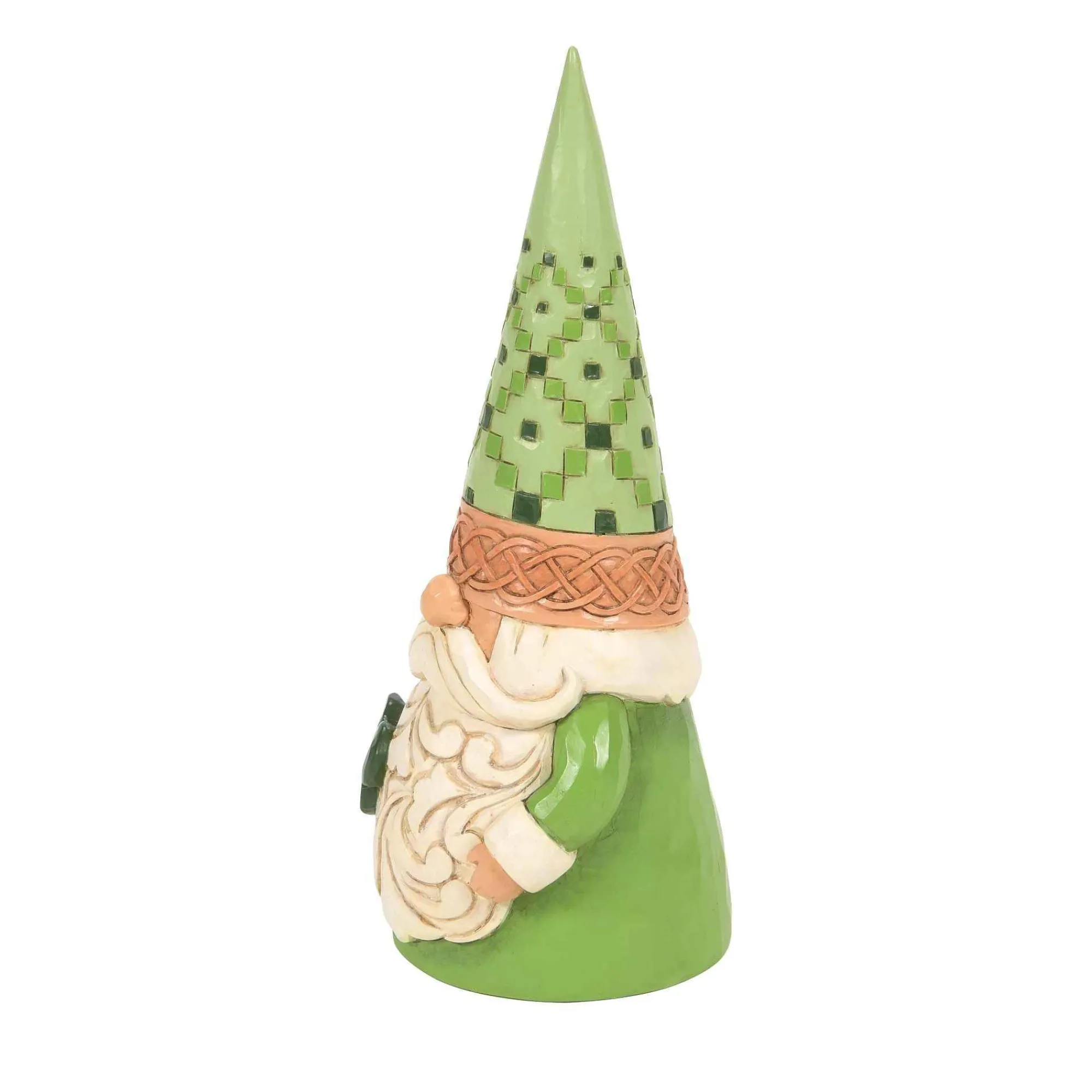 Jim Shore Heartwood Creek Irish Gnome With Shamrock