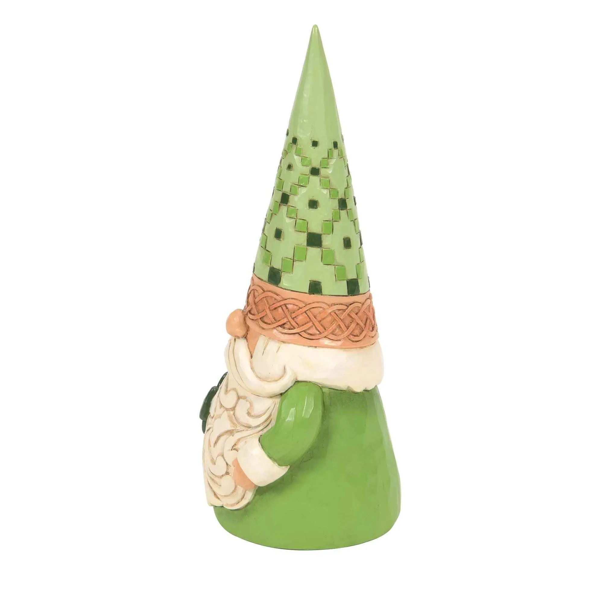 Jim Shore Heartwood Creek Irish Gnome With Shamrock
