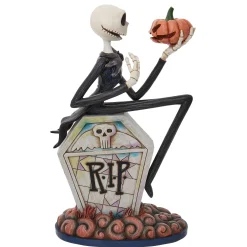 Disney Traditions Jack On Gravestone