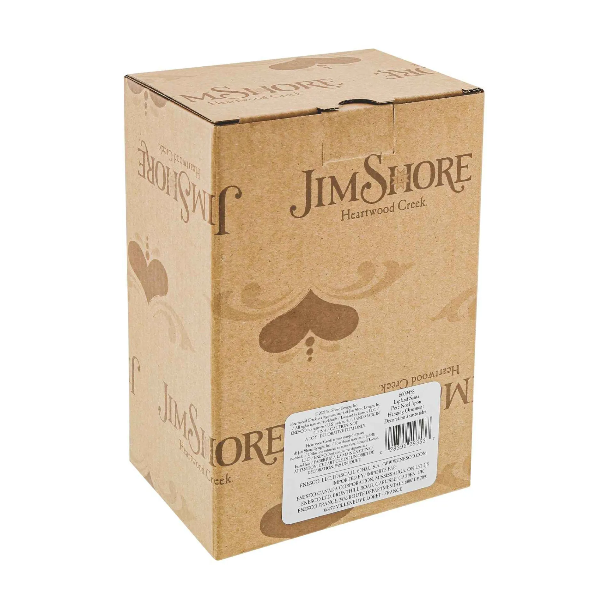 Jim Shore Heartwood Creek Lapland Santa Satchel Orn