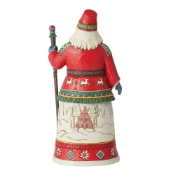 Jim Shore Heartwood Creek Laplander Santa 15Th Annual