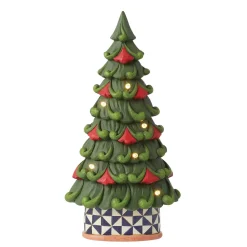 Jim Shore Heartwood Creek Led Tree Windmill Pattern Base
