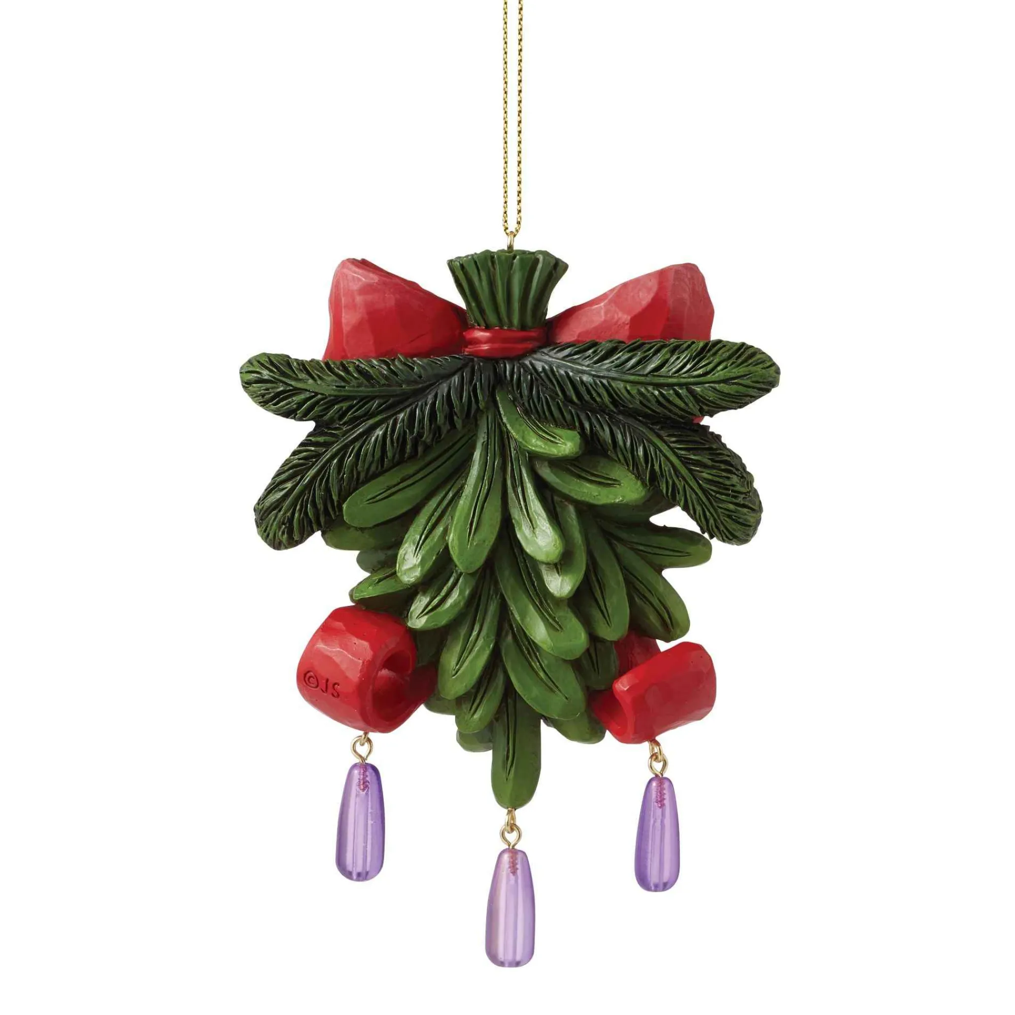 Jim Shore Heartwood Creek Legend Of Mistletoe Series Orn