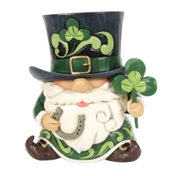 Jim Shore Heartwood Creek Leprechaun Top Hat Fig
