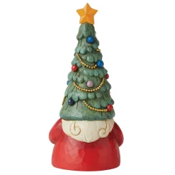 Jim Shore Heartwood Creek Lighted Christmas Tree Gnome