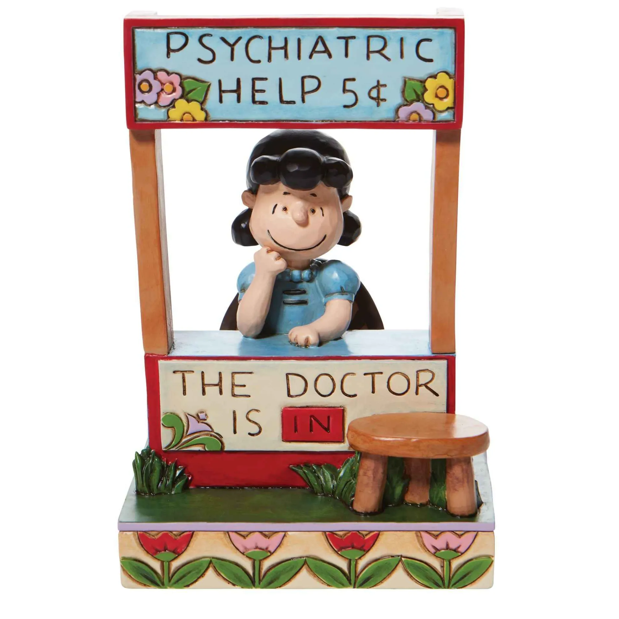 Peanuts by Jim Shore Lucy Psychiatric Booth Chaser